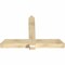 Ekena Millwork Eugene Rough Sawn Timber Gable Bracket, Douglas Fir, 60"W x 40"H x 6"D x 6"F, 16/12 Pitch GBW060X40X0606EUG00RDF - alternate 4